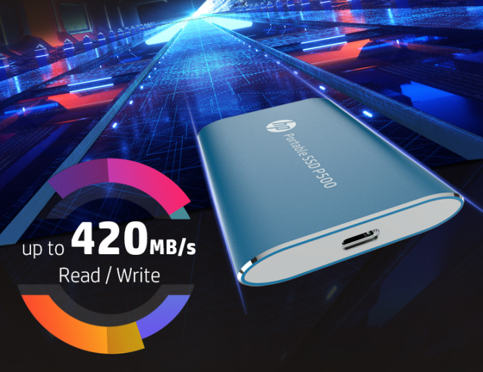 Read and write speeds of up to 420 MB/s Fast transfer speed
