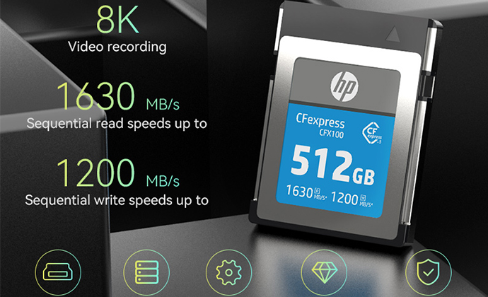 HP CFexpress card HP CFX100 512GB